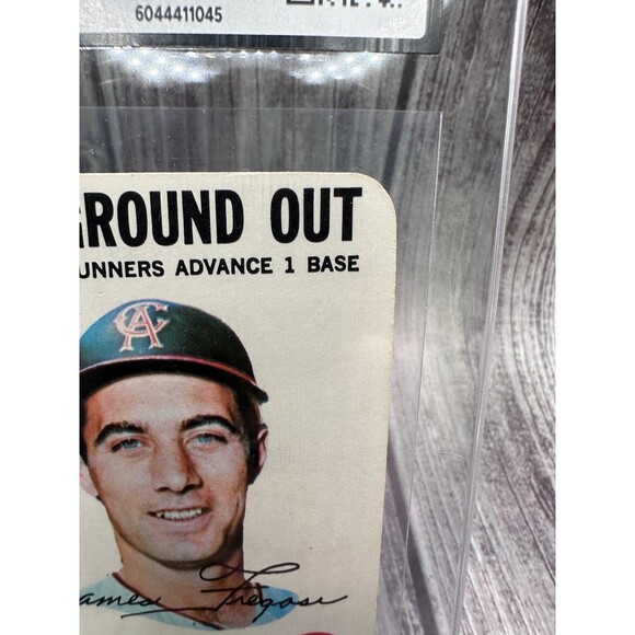 1968 Topps - Game Jim Fregosi #33 California Angels Ground Out CGC Authentic - Picture 7 of 9